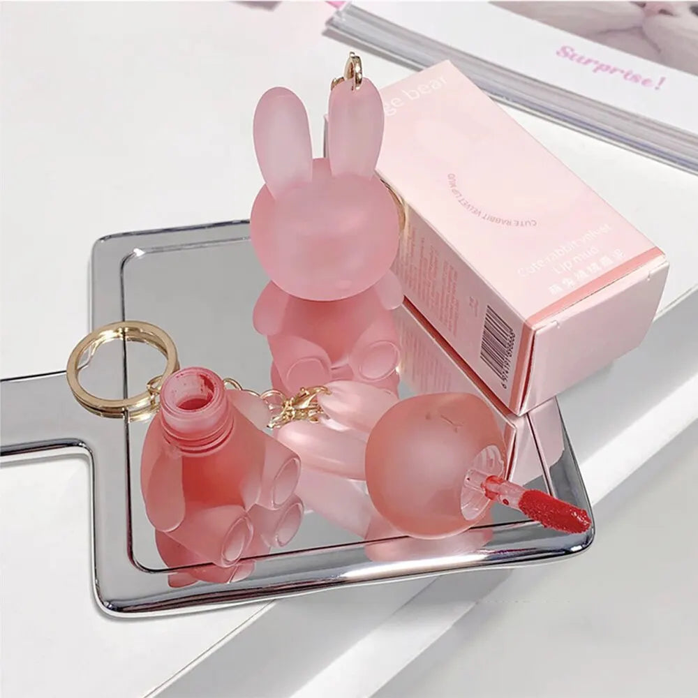 Brillo labial mate Gege Bear Rabbit: arcilla labial aterciopelada de larga duración con acabado hidratante
