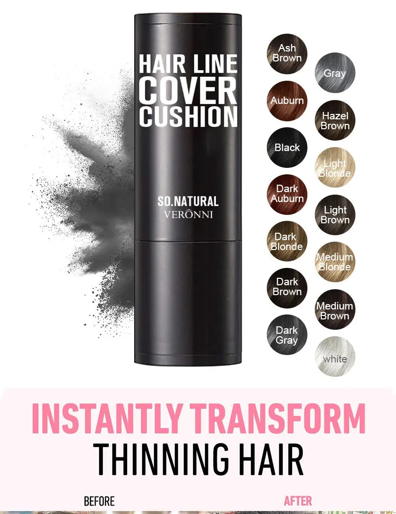 Polvo corrector instantáneo de raíces y líneas capilares LuxuryGlow: cobertura duradera y resistente al agua