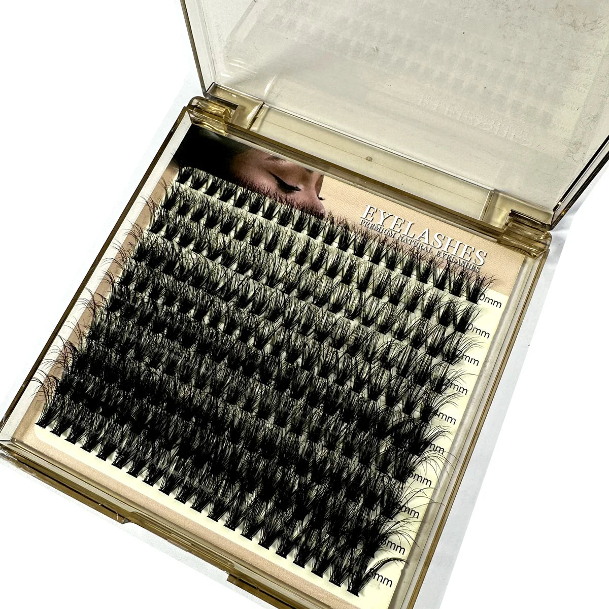 LYBCG Fluffy Thick DIY Lash Clusters – 30D-100D Eyelash Extensions (10–18mm)