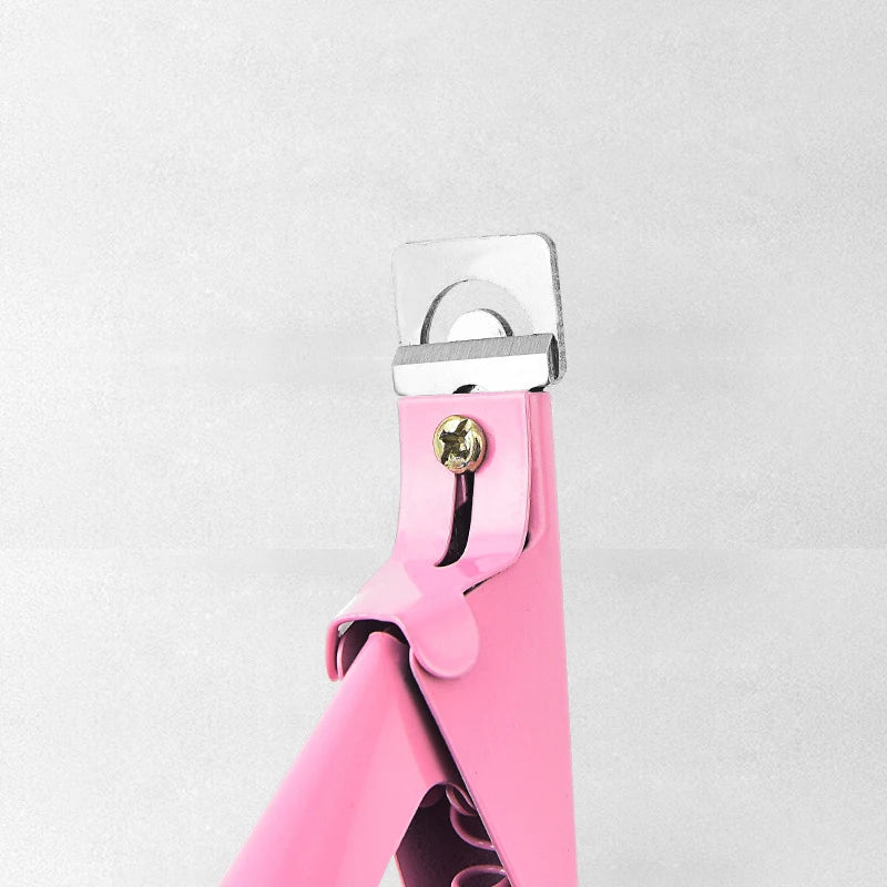 Cortauñas postizas LuxuryGlow: cortador acrílico en forma de U para manicura y decoración de uñas