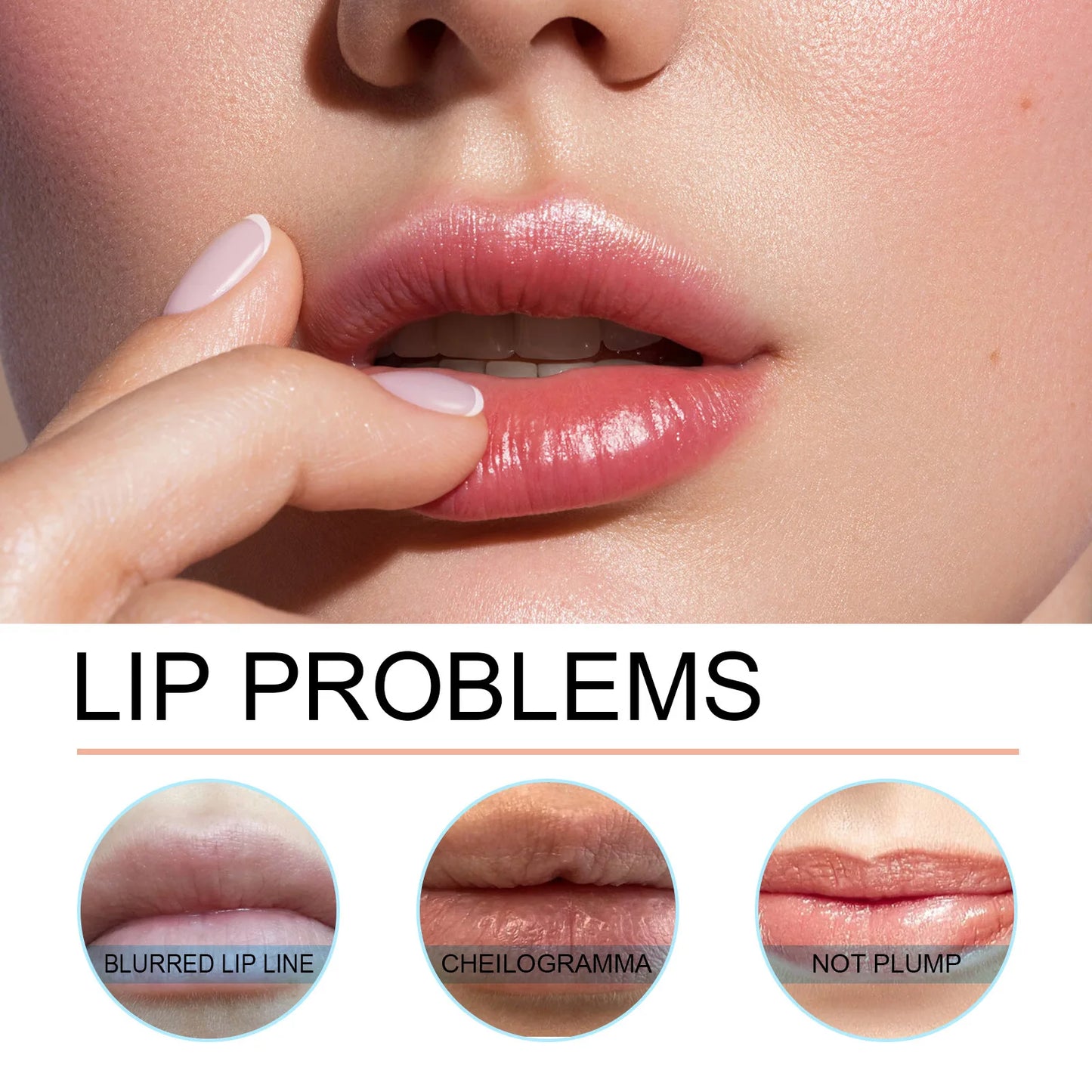 Delineador de labios despegable EELHOE: resistente al agua y duradero, con efecto tatuaje.