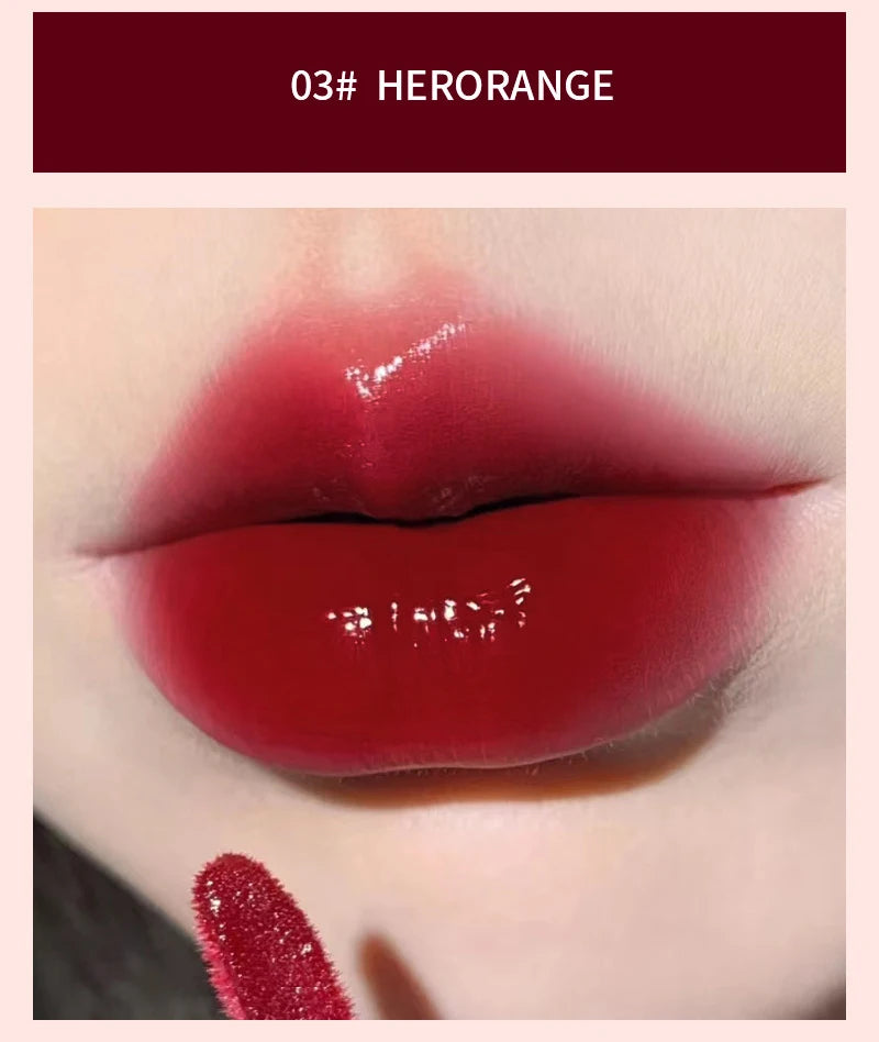 Laca de labios HERORANGE efecto cristal: brillo de espejo, hidratante y antimanchas (7 g)
