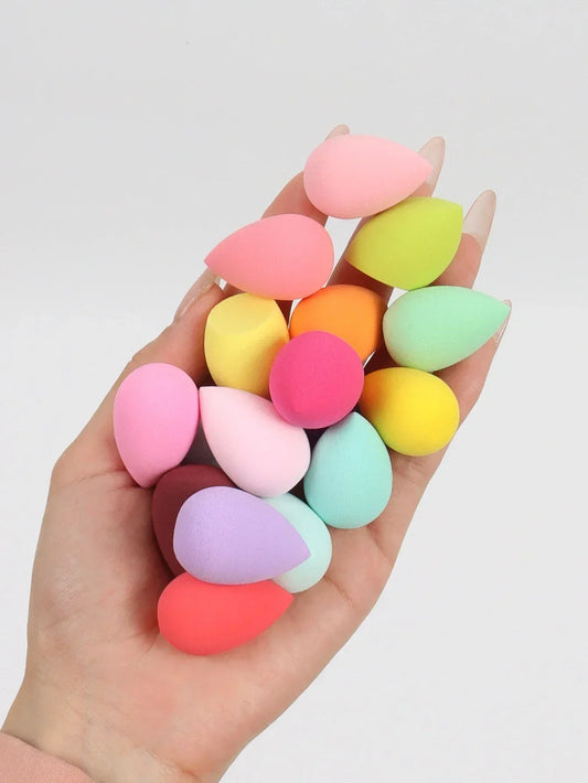 ZXZZS Mini Makeup Sponge Eggs – 10/20/50/100 Pack | Multi-Color Foundation Blending Puff