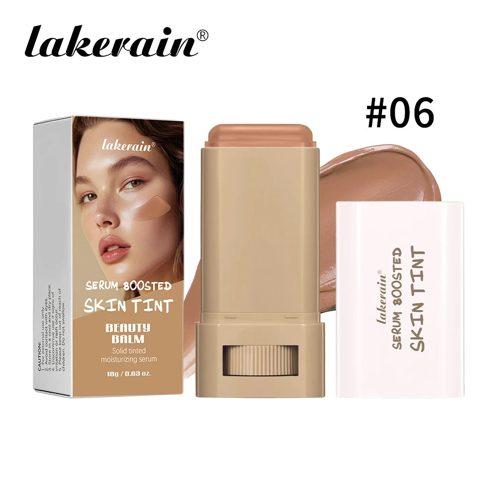 Lakerain Eraser Foundation Stick – Serum-Infused Skin Tint for Flawless, Hydrated Coverage