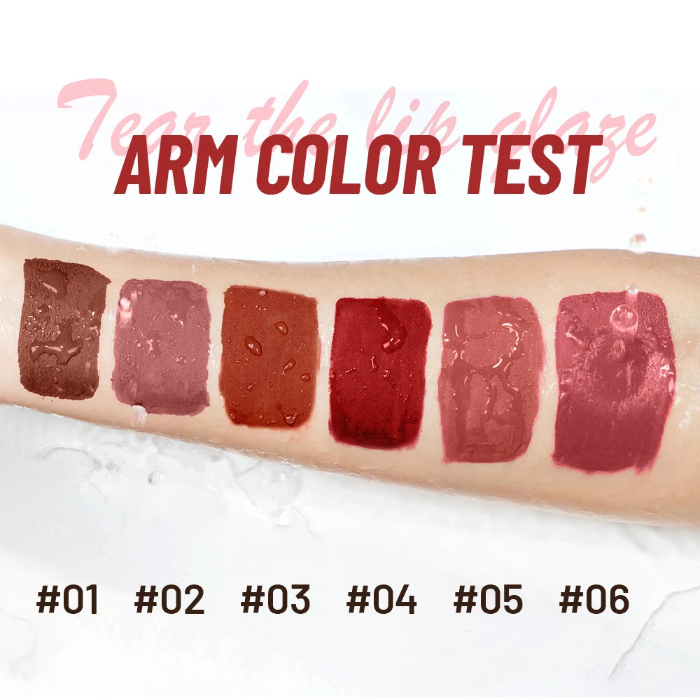 Fit Colors Matte Lip Gloss – Waterproof, Long-Lasting Velvet Lipstick
