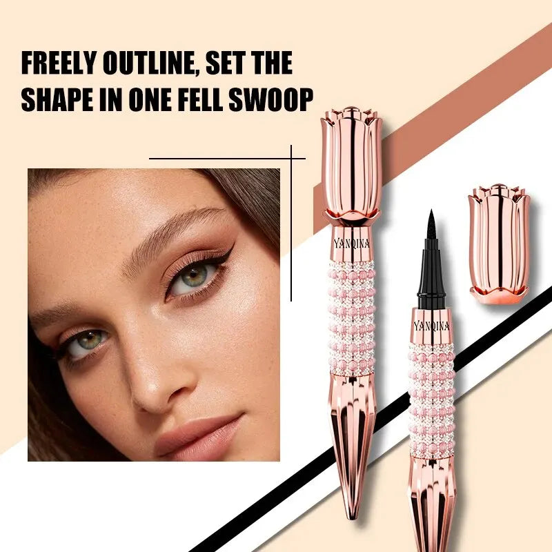 YANQINA Precision Liquid Eyeliner Pen – Waterproof, Long-Lasting, Quick-Dry