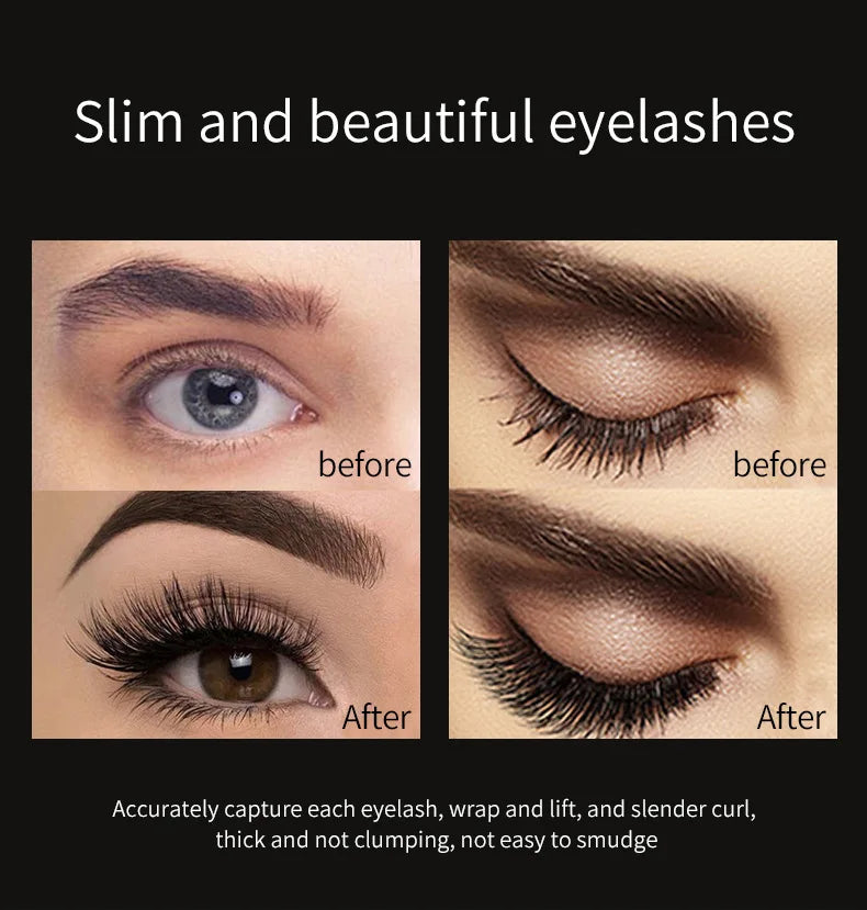 LuxuryGlow 4D Starry Sky Waterproof Mascara – Curling, Volumizing & Long-Lasting