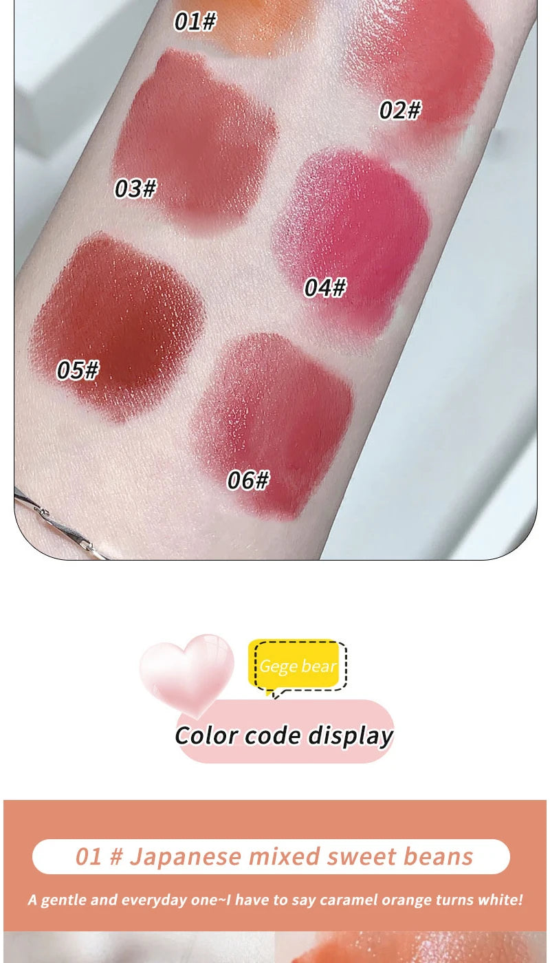 Lápiz labial hidratante mate suave LuxuryGlow | Hidratante, ligero y no pegajoso