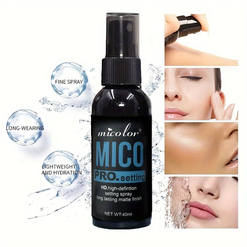 مجموعة برايمر المكياج ورذاذ التثبيت 2 في 1 من LuxuryGlow - لمسة نهائية خالية من العيوب والمسام