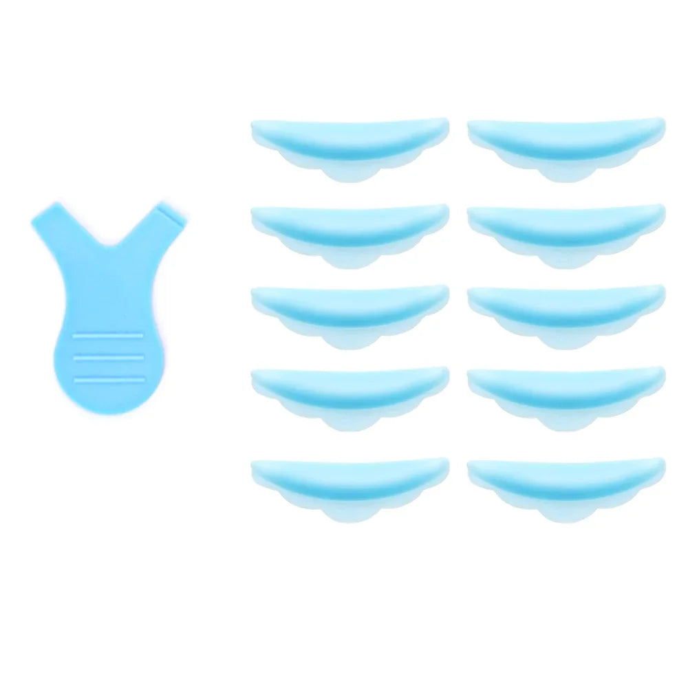 ZXZZS 5 Pairs Silicone Lash Lift Kit with Y Brush & Curler Applicator