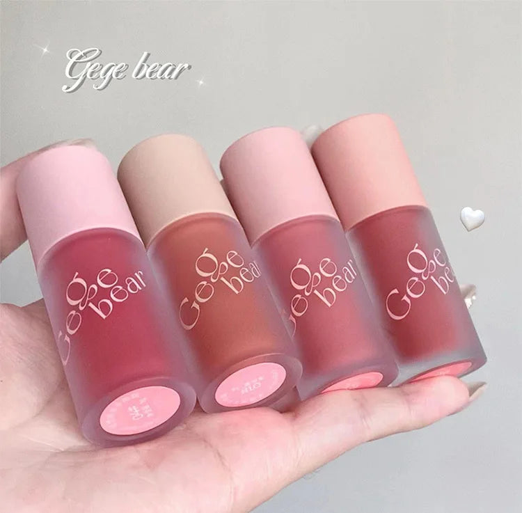 Crema de terciopelo 4 en 1 Gege Bear: lápiz labial, rubor, sombra de ojos y contorno