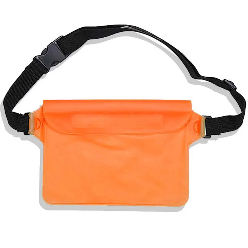 BeeChip Waterproof Waist & Shoulder Swimming Bag – Beach & Dive Phone Case