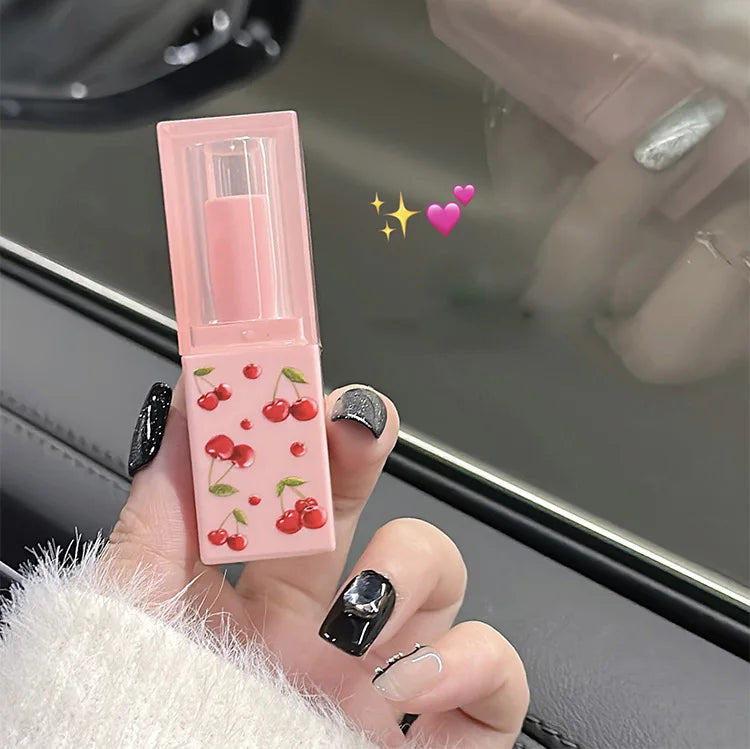 Gege Bear Cherry Lip Balm & Lip Oil Duo – Deep Hydration & Winter Care by Gege Bear