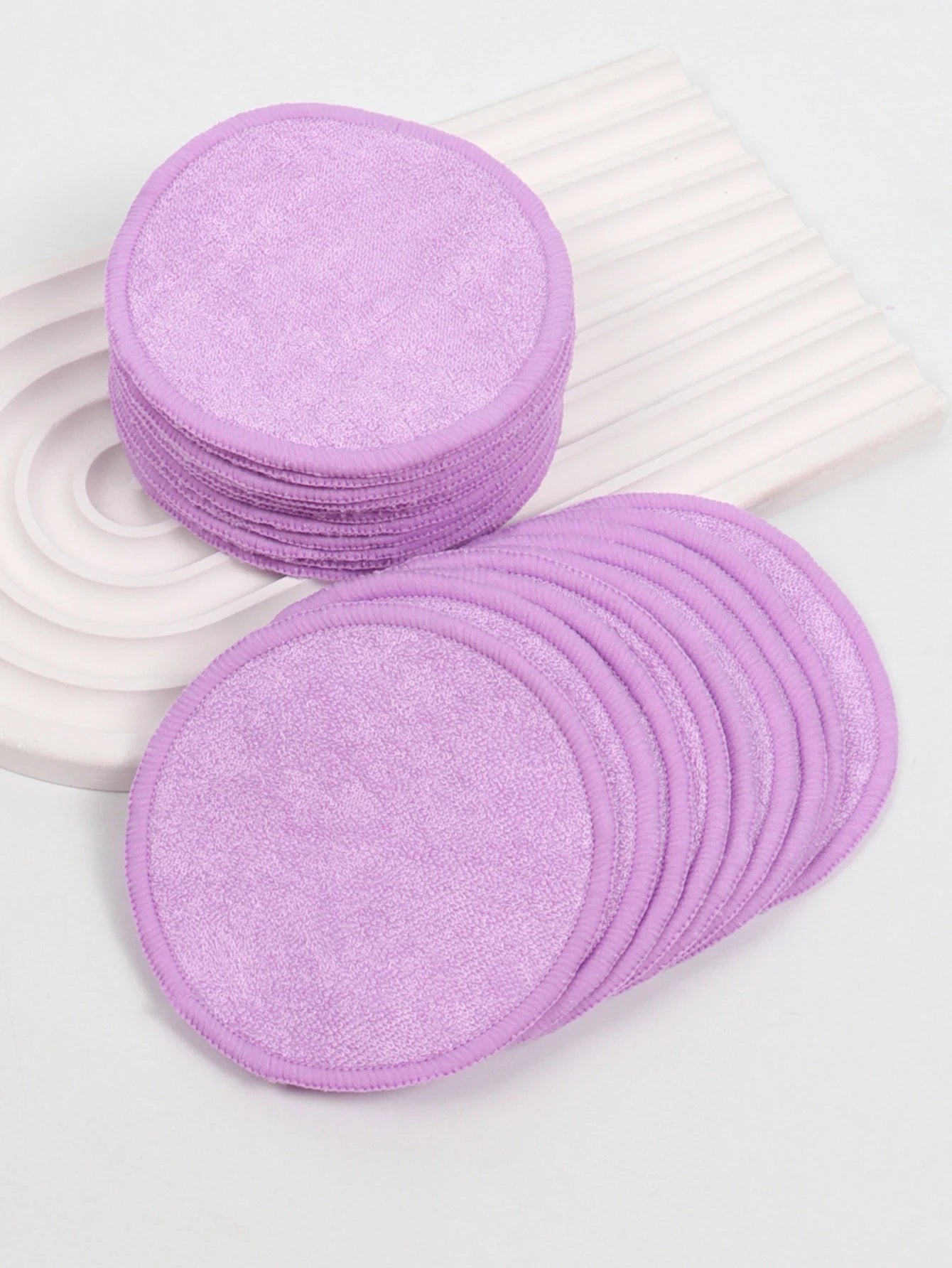 LuxuryGlow Reusable Makeup Remover Pads – 5/10/20 Pack Washable Face Puffs