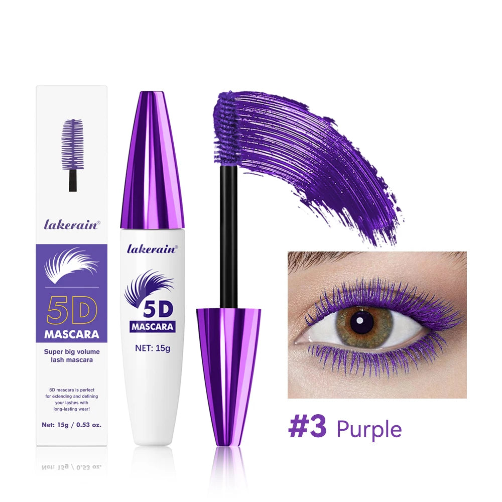 ibcccndc 5D Waterproof Fiber Mascara – Lengthening, Volumizing & Curling