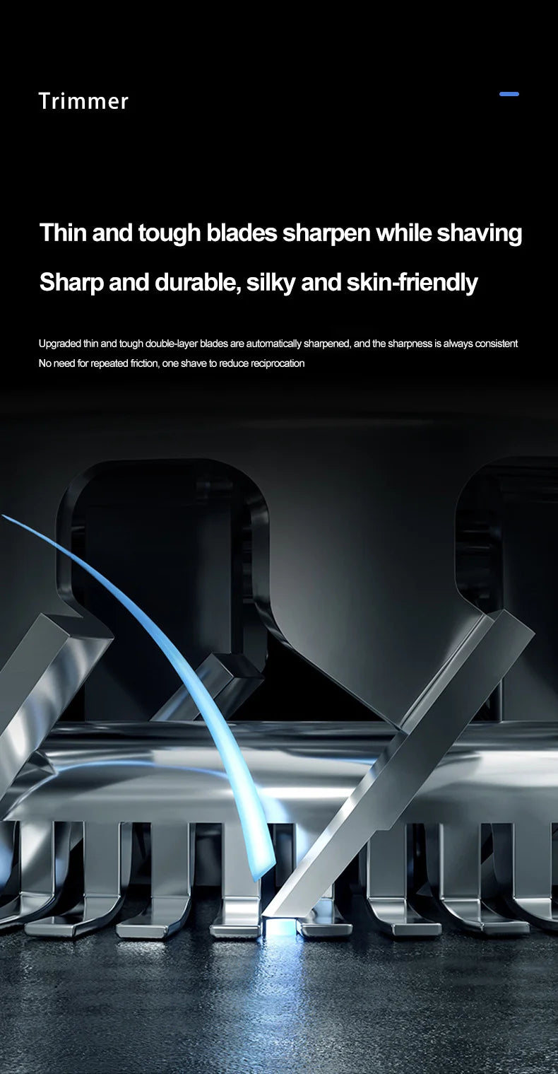 Newmine Rechargeable Electric Nose & Ear Hair Trimmer for Men – Safe Facial Grooming Tool
