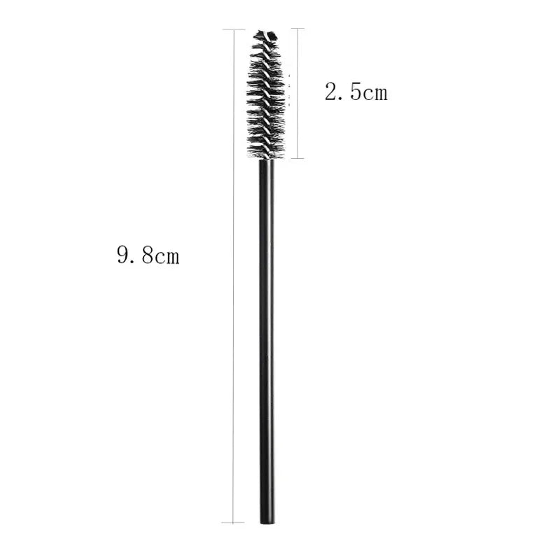 LuxuryGlow Disposable Eyelash & Mascara Wands – 50/1000pcs, Nylon Brush, Perfect for Lash Extensions