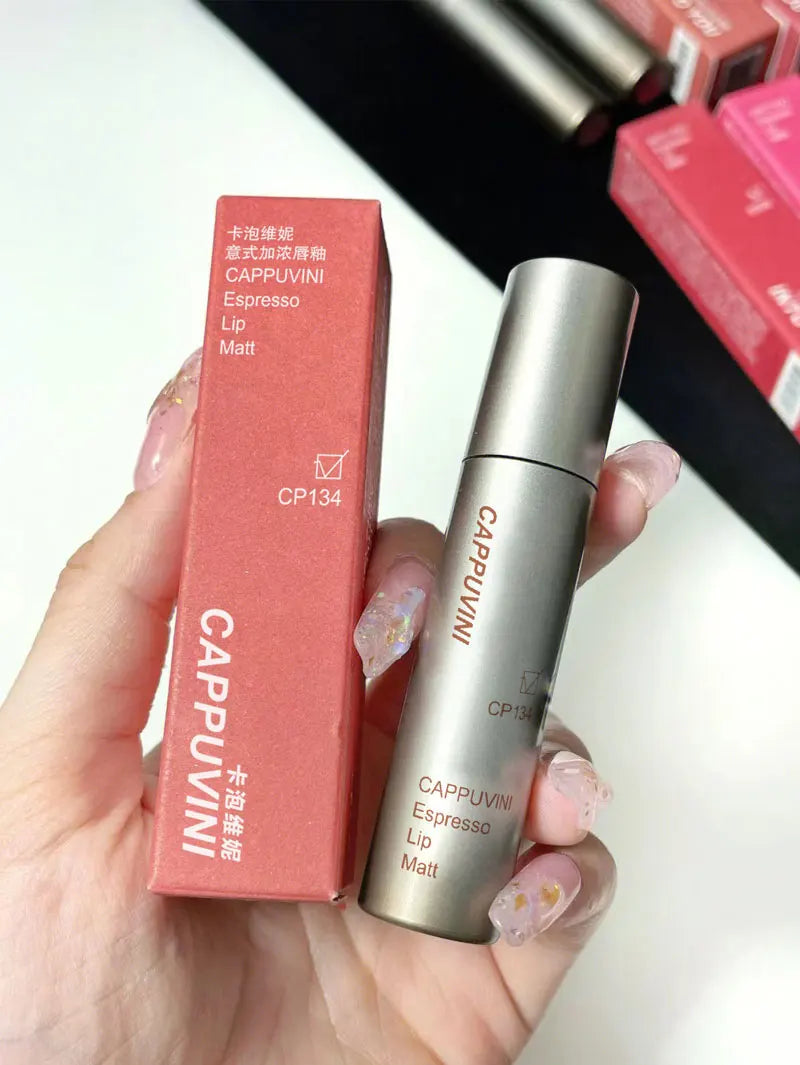 Cappuvini Velvet Matte Lip Gloss – Waterproof, Smudge-Proof & Long-Lasting