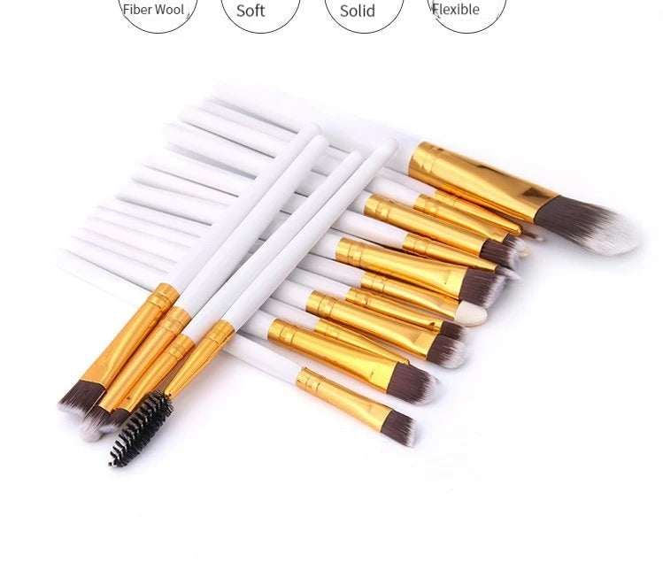 BeeChip 20 PCS Professional Makeup Brush Set – Soft Synthetic Brushes for Face & Eyes