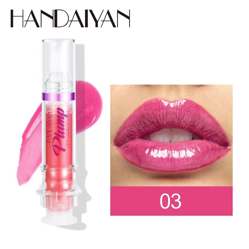 LuxuryGlow PLUMP POUT Lip Plumping Gloss – High Shine & Volumizing Lip Oil
