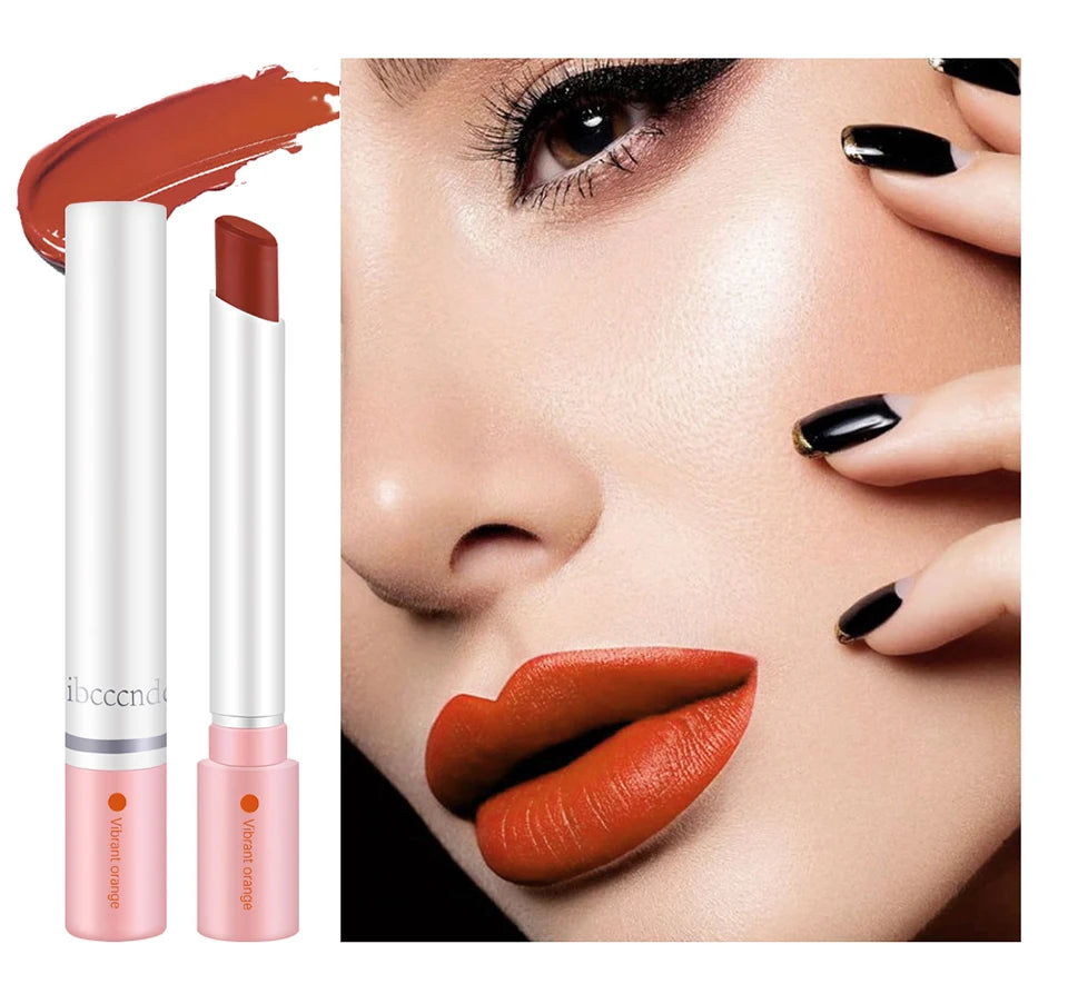 ibcccndc Cigarette Lip Gloss Set – 4 Colors Matte, Waterproof, Long-Lasting Lipstick for Women