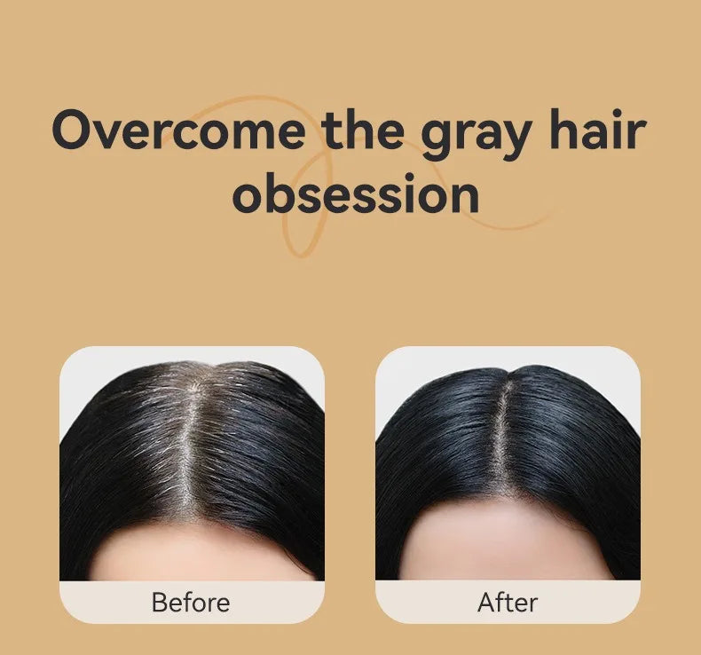 LuxuryGlow Disposable Hair Color Brush Stick – Temporary White Hair Concealer with Natural Plant Extracts (20ml)
