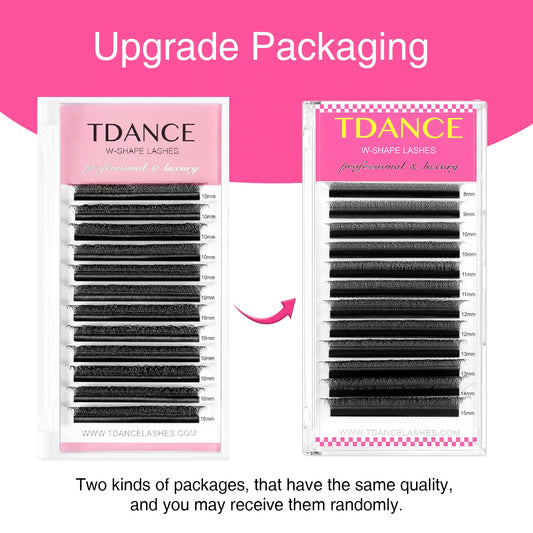 TDANCE 3D–6D Premade W Style Blooming Lash Fans | Faux Mink Volume Eyelash Extensions C60