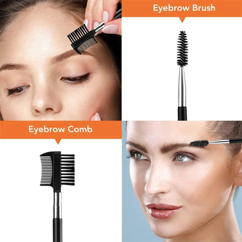 مجموعة أدوات تشذيب الحواجب والعناية بها من LuxuryGlow، من 3 إلى 11 قطعة - شفرة حلاقة ومقص وملقط