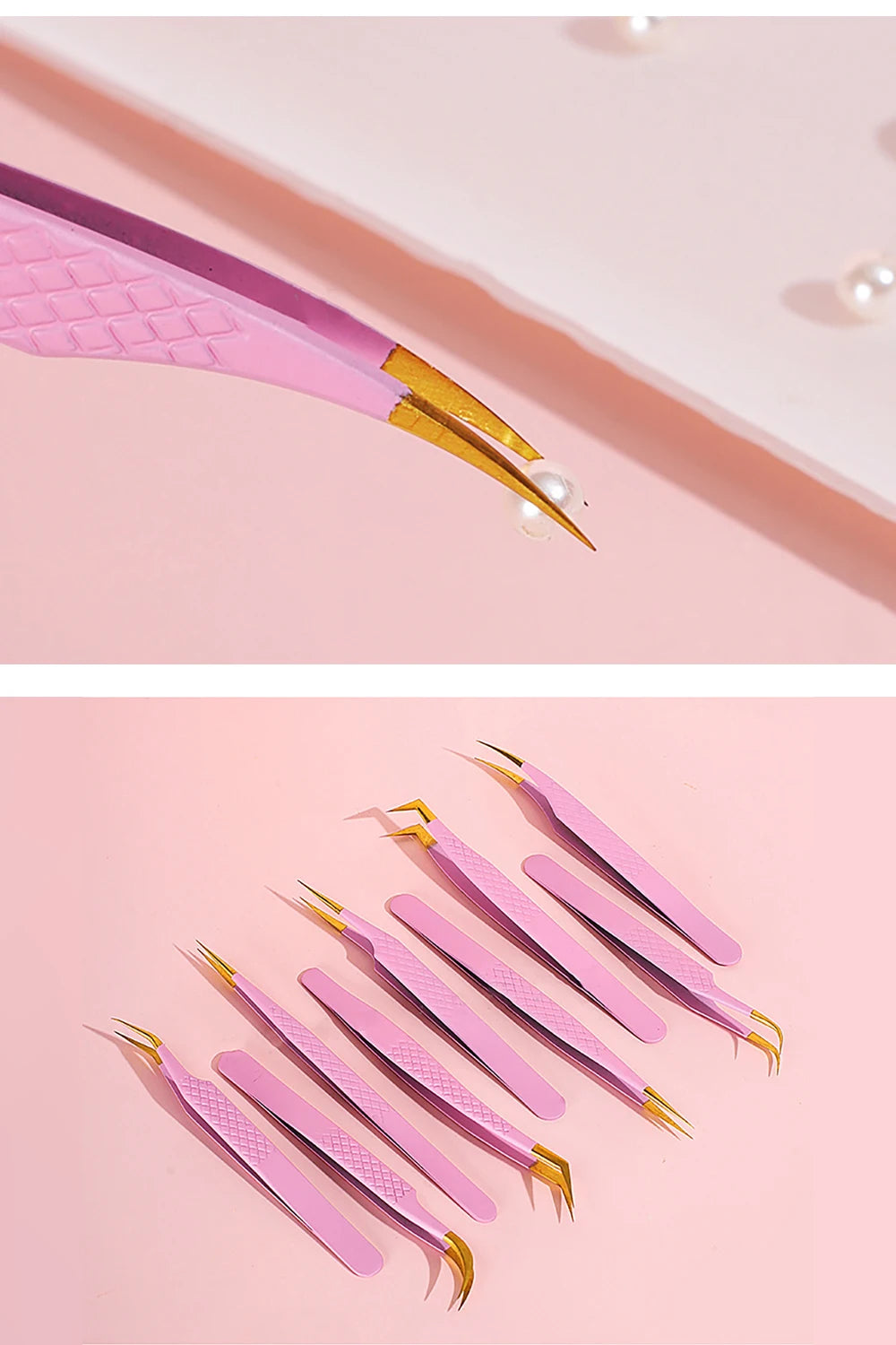 Stainless Steel Eyebrow Tweezers – Slant Tip Precision Tool for Grooming & Facial Hair