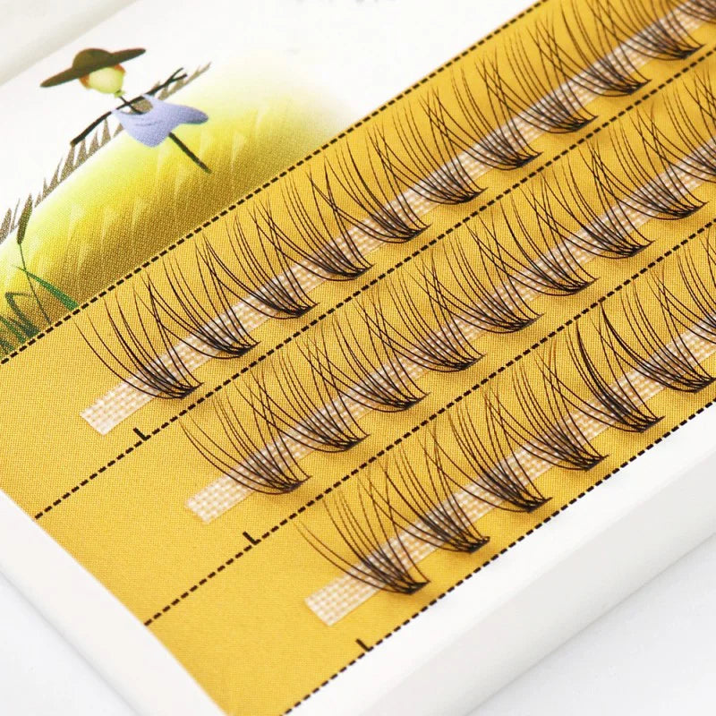 رموش MIOFIA 20D/30D/40D العنقودية - 60 حزمة رموش طبيعية لتمديد الرموش وزيادة حجمها