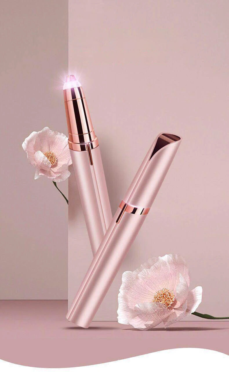 LuxuryGlow Women’s Electric Epilator & Eyebrow Trimmer | Portable Face & Body Shaver