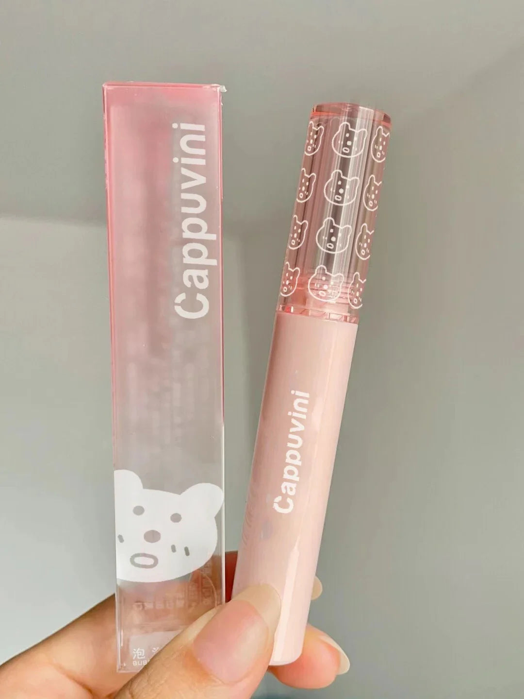 Brillo de labios con efecto espejo en rosa cereza LuxuryGlow: aceite labial hidratante con brillo de cristal