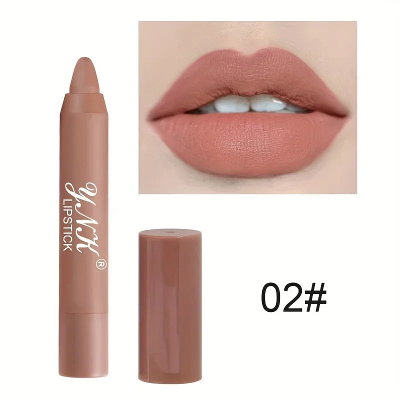 Lápiz labial mate LuxuryGlow Velvet | Tinte labial nude resistente al agua y de larga duración