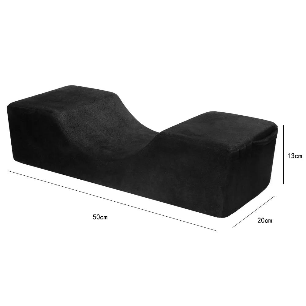 GUGCGV Ergonomic U-Shaped Eyelash Extension Pillow for Salon & Home Use