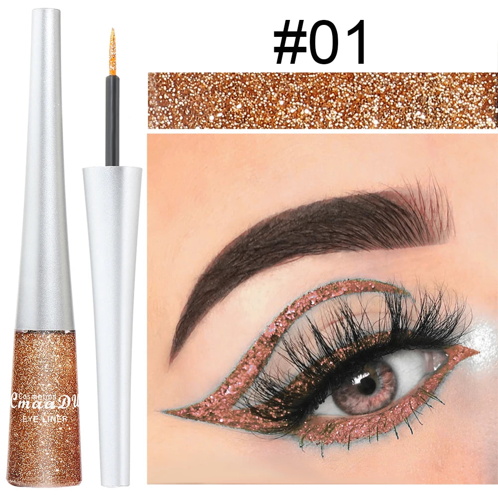 CMAADU ColorPop Liquid Eyeliner – Waterproof, Smudge-Proof & Long-Lasting