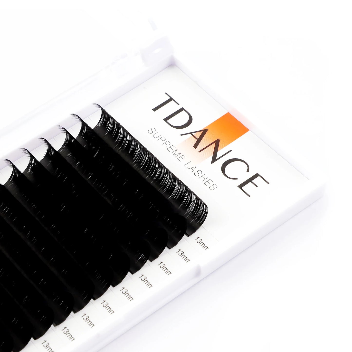 TDANCE Classic Individual Eyelash Extensions – 16 Rows Soft Faux Mink Lashes for Russian Volume C60