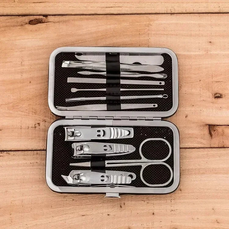 Tanyi 11-in-1 Happy Face Nail Care Set – Manicure & Pedicure Grooming Kit