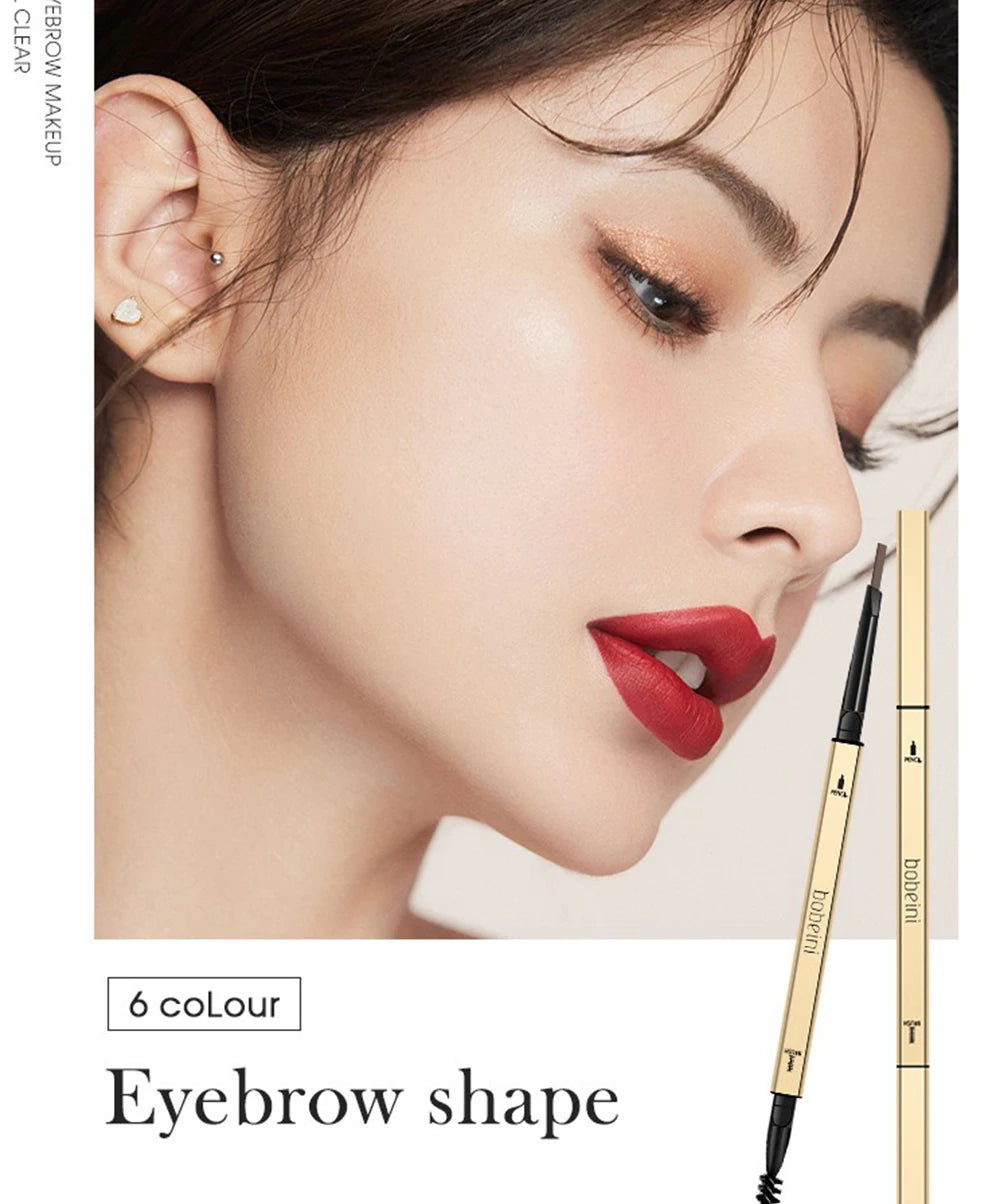 LuxuryGlow Double-Ended Eyebrow Pencil – Waterproof, Long-Lasting & Natural Finish