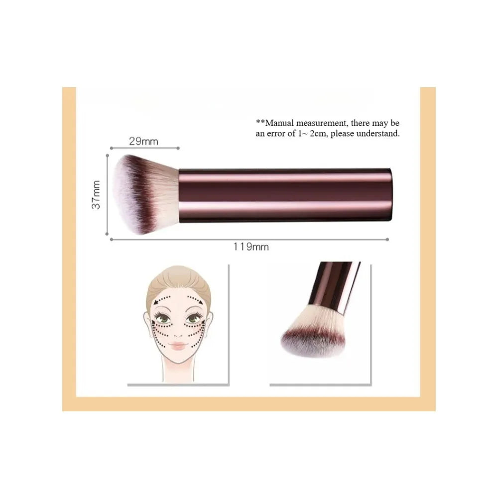 LuxuryGlow Seamless Finish Foundation Brush — Soft Fiber, Flawless Application & Smooth Coverage