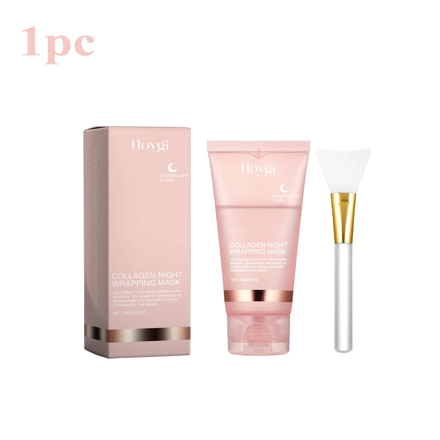 eelhoe Collagen Overnight Peel‑Off Mask Set – Korean Night‑Wrap for Deep Hydration, Brightening & Firming