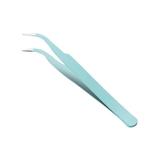 Pinzas para pestañas LuxuryGlow color macarrón: herramienta de precisión de acero inoxidable para decoración de uñas, pegatinas y manualidades.