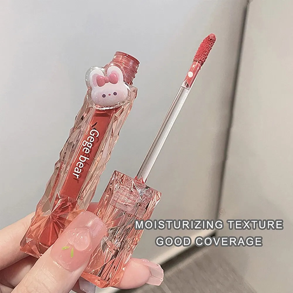 Brillo de labios Crystal Mirror de Gege Bear: hidratante, brillante y con volumen.