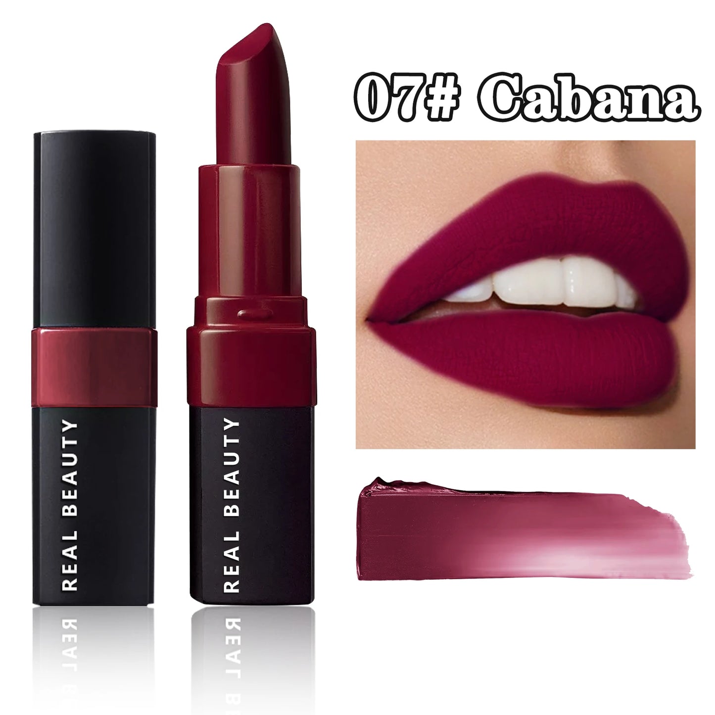 LuxuryGlow Matte Long-Lasting Waterproof Lipstick – Hydrating, High Pigment Lip Color