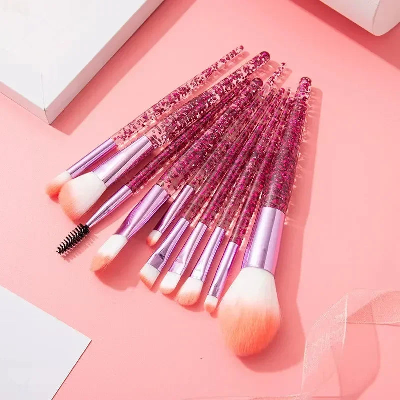 RUZOFO 10PCS Professional Makeup Brush Set – Ultra-Soft Brushes for Face & Eyes
