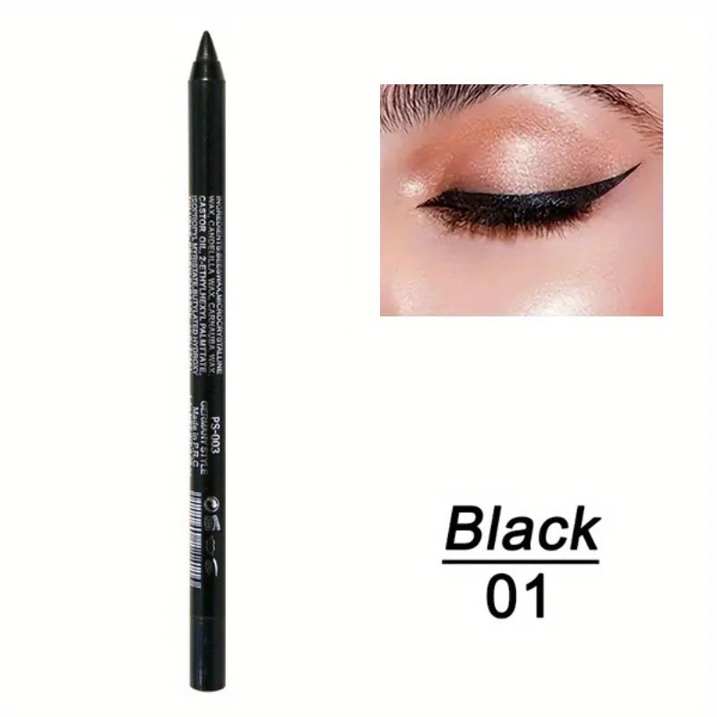 LuxuryGlow Silkworm Pearlescent Eyeshadow & Eyeliner Gel Pen – Waterproof, High Gloss