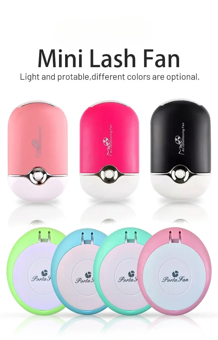 مجفف الرموش المحمول CNKESS Mini USB - أداة تمديد الرموش المحمولة
