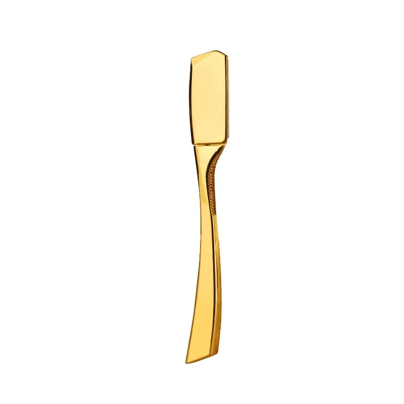 LuxuryGlow Professional Straight Edge Razor for Men – Manual Shaving Knife with Zinc Alloy Handle