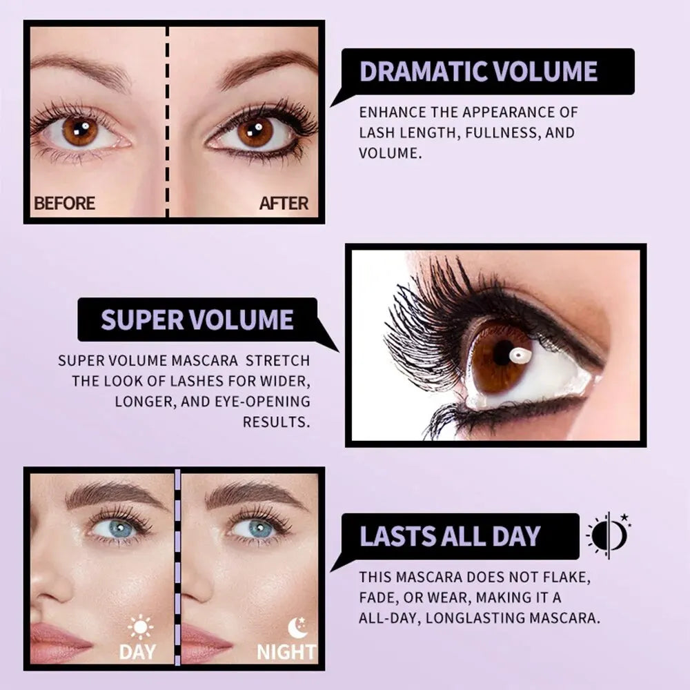 GegeBear Double-Ended Waterproof Mascara & Lash Primer – Long-Lasting, Curling Volume by GegeBear
