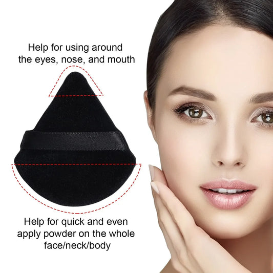 مجموعة من 10/12 قطعة من إسفنجات البودرة المثلثة من CNKESS لتطبيق المكياج الرطب والجاف