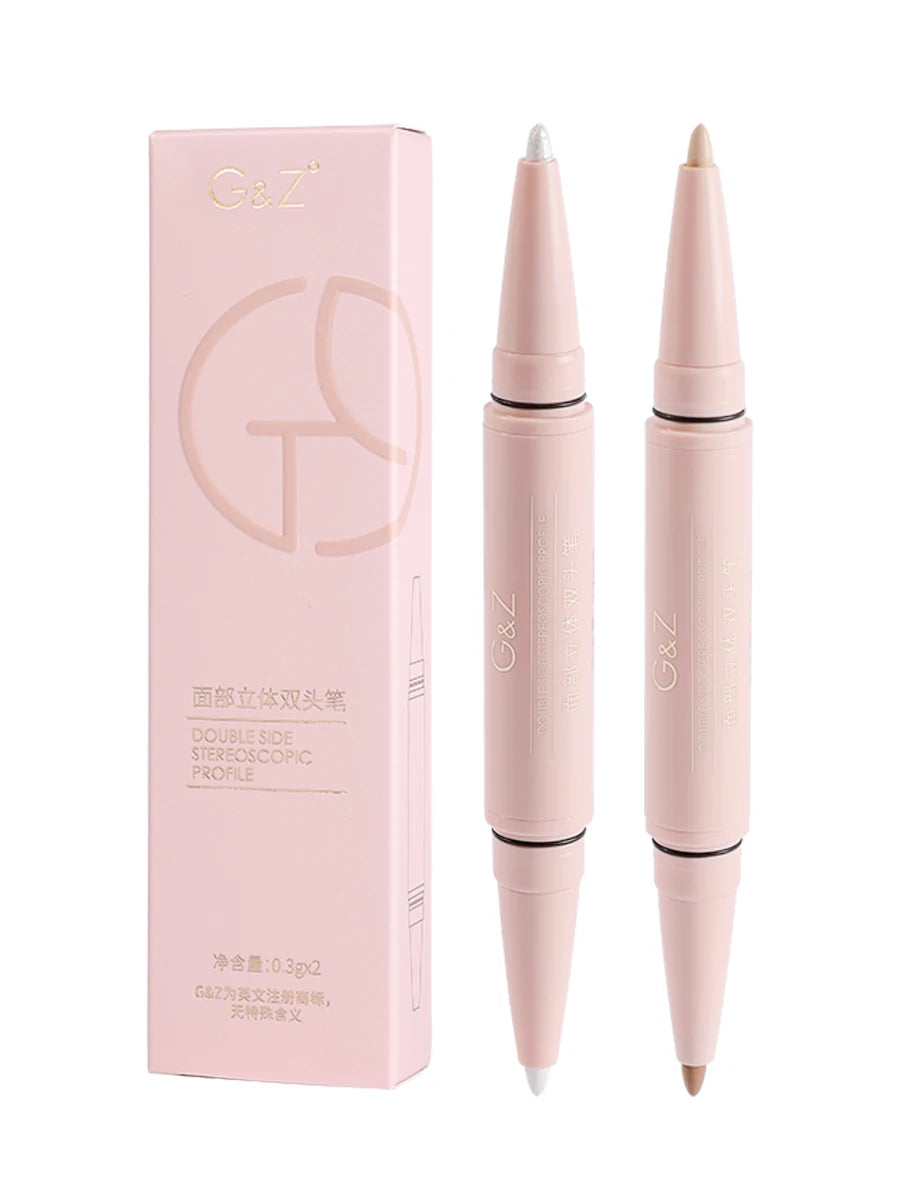 G&Z 2-in-1 Contour & Highlight Pen – Dual Head Facial Shaping Stick